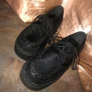 Demonia Black Suede Creepers